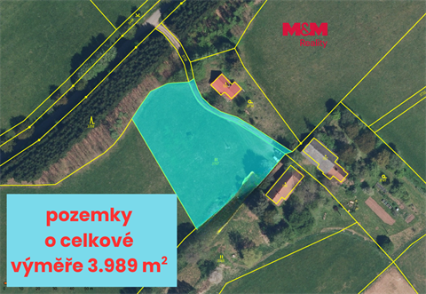 Prodej louky, 3 989 m² 0