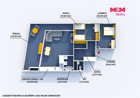 Prodej bytu 3kk, 92 m² - 26