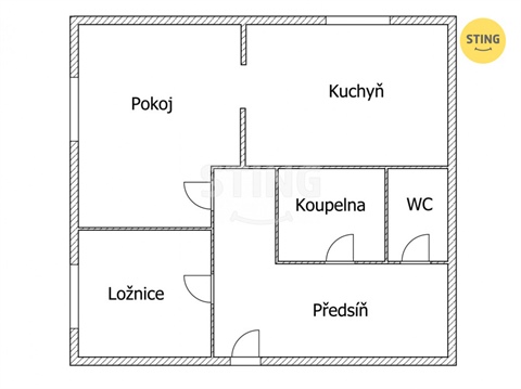 Prodej bytu 2+1, 51 m² 10