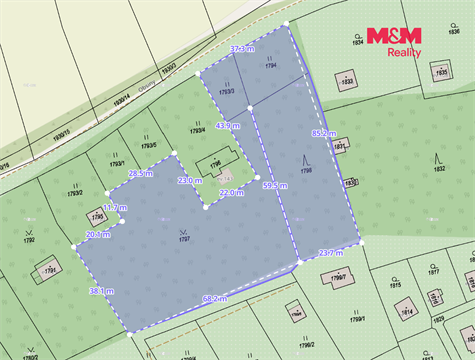Prodej lesu, 5 606 m² - 6