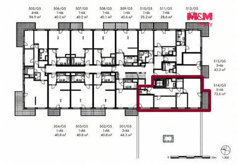 Prodej bytu 3kk, 73 m² - 2