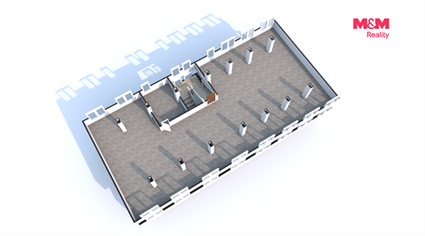 Pronájem komerčního objektu, 350 m² 2