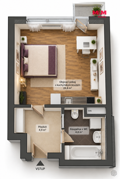 Prodej bytu 1kk, 36 m² 10