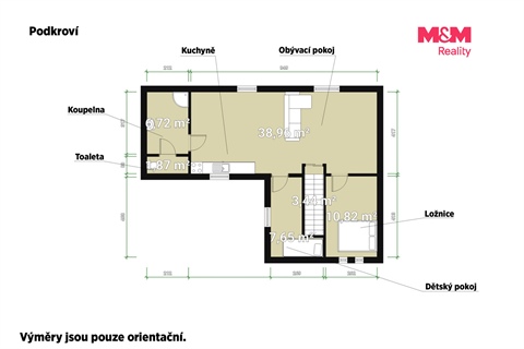Prodej bytu 3kk, 66 m² 20
