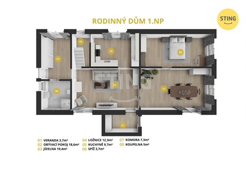 Prodej rodinného domu, 140 m² - 12
