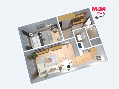 Prodej bytu 2kk, 43 m² - 14