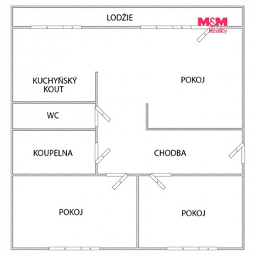 Prodej bytu 3kk, 68 m² 22