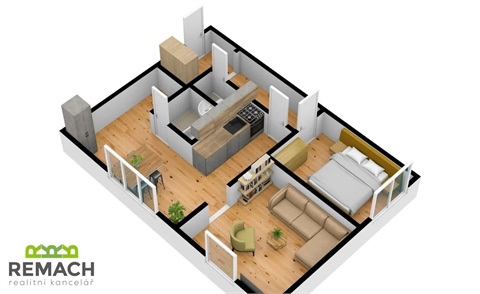 Prodej bytu 2+1, 44 m² 8