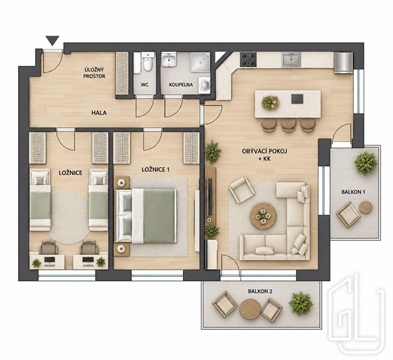 Prodej bytu 3kk, 94 m² 20