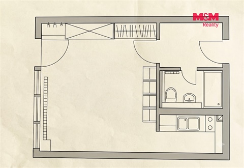 Prodej bytu 1+1, 31 m² - 18