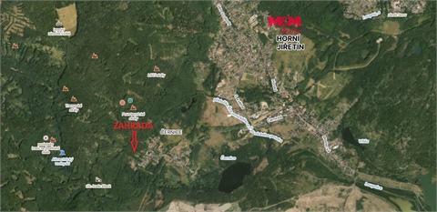 Prodej zahrady, 1 628 m²