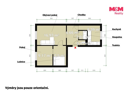 Prodej bytu 2+1, 55 m² - 14