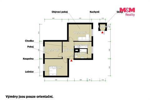 Prodej bytu 3+1, 65 m² 14