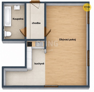 Prodej bytu 1kk, 50 m² - 14