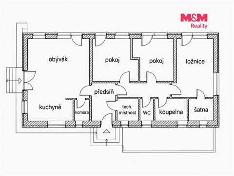 Pronájem rodinného domu, 110 m² 12