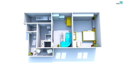 Prodej bytu 1+1, 49 m² - 0