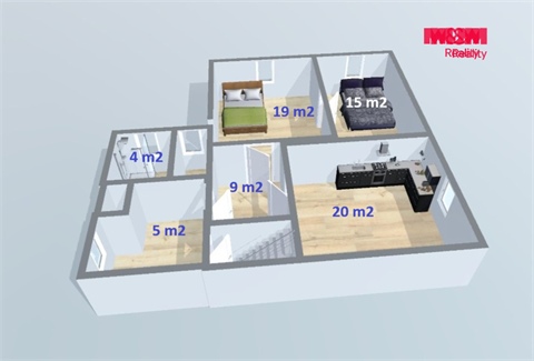 Prodej rodinného domu, 78 m² - 4