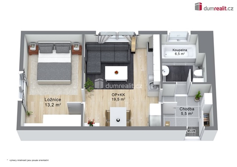 Prodej bytu 2kk, 47 m² 10