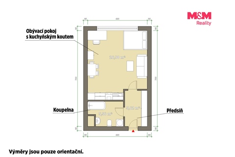 Prodej bytu 1kk, 39 m² 10