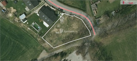 Prodej stavebního pozemku, 866 m² 0