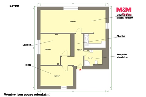 Pronájem bytu 3kk, 74 m² - 4