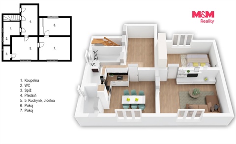 Prodej rodinného domu, 74 m² - 0