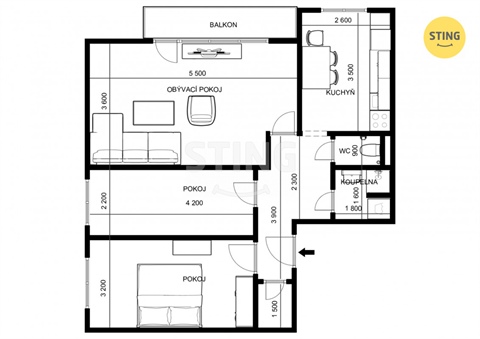 Prodej bytu 3+1, 67 m² - 18