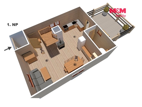 Prodej rodinného domu, 65 m² - 12