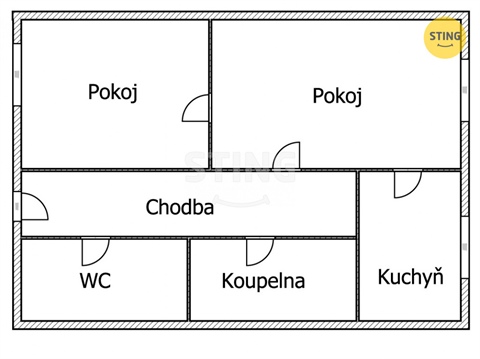 Prodej bytu 2+1, 56 m² 16