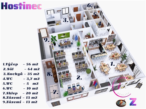 Pronájem komerčního objektu, 282 m² 4