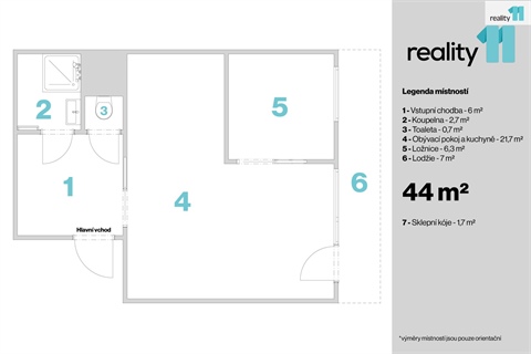 Prodej bytu 1+1, 44 m² - 28