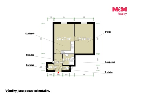 Pronájem bytu 2kk, 52 m² - 10