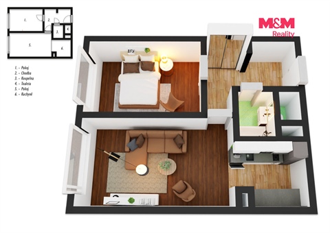 Prodej bytu 2kk, 44 m² - 8