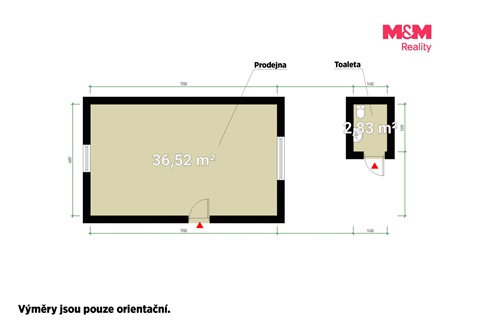 Pronájem obchodních prostor, 38 m² - 4