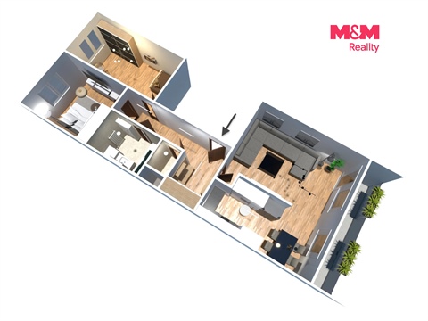 Prodej bytu 3kk, 68 m² - 6