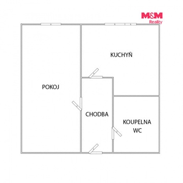 Prodej bytu 1+1, 30 m² 2