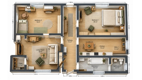 Prodej rodinného domu, 99 m² - 10