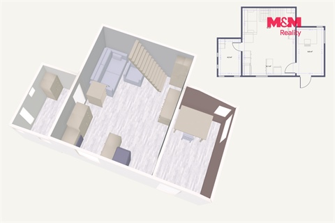 Prodej chaty / chapuly, 28 m² - 14
