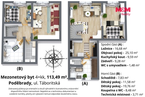 Prodej bytu 4kk, 113 m² - 2
