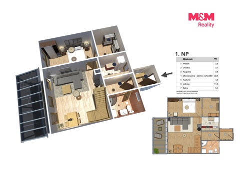 Prodej rodinného domu, 66 m² - 18