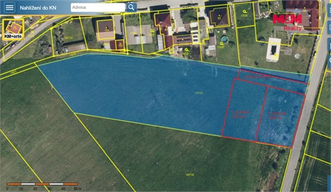 Prodej stavebního pozemku, 1 000 m² - 0