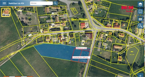 Prodej stavebního pozemku, 1 000 m² 2
