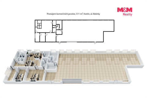 Pronájem obchodních prostor, 511 m² - 6