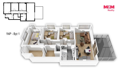 Prodej bytu 5kk, 94 m² - 6