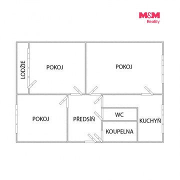 Prodej bytu 3+1, 80 m² - 8