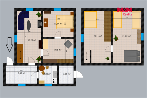 Prodej rodinného domu, 91 m² - 0