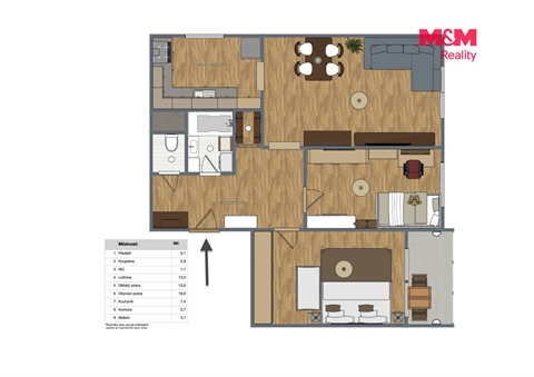 Prodej bytu 3+1, 64 m² - 4