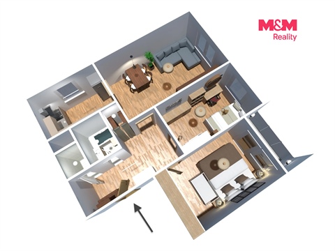 Prodej bytu 3+1, 64 m² 6