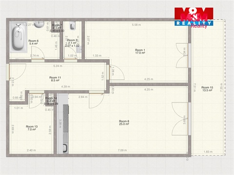 Prodej bytu 2kk, 66 m² 16