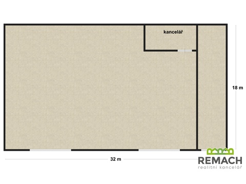Pronájem skladu / haly, 666 m² - 2